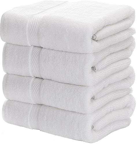 Luxury White Bath Towels For Bathroom Hotel Spa | Best Towels on Amazon ...