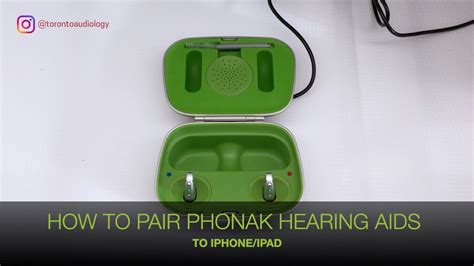 How to Pair Phonak Hearing Aids to iPhone - YouTube