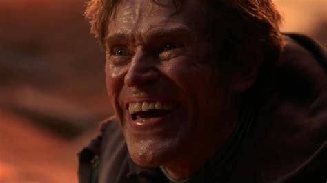 I can never get enough of Willem Dafoe returning as Green Goblin in ...