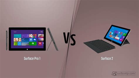 Surface Pro 1 vs. Surface 2 - Detailed Specs Comparison