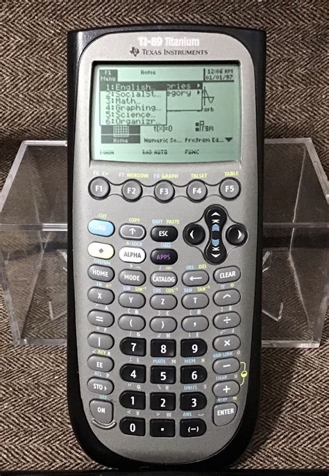 Texas Instruments TI-89 Titanium Graphing Calculator W/cover - Etsy Hong Kong