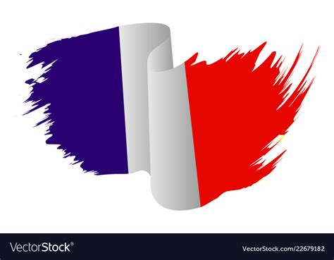 France flag symbol icon design french flag color Vector Image