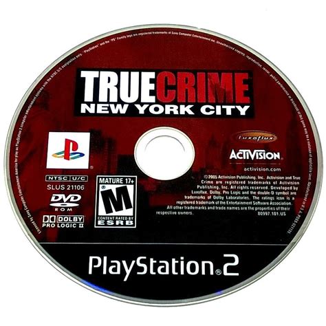 True Crime: New York City for PlayStation 2 (PS2) | PJ's Games