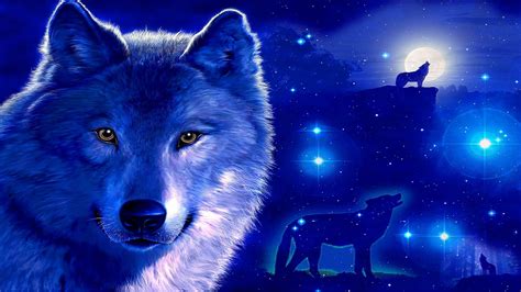 Cool Blue Wolf Wallpapers - Wolf-Wallpapers.pro | Wolf spirit animal ...