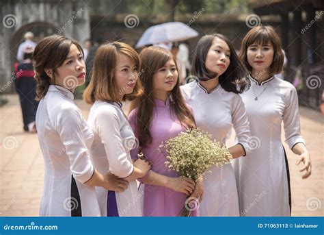 Hanoi University Students Graduation Editorial Stock Photo - Image of ...