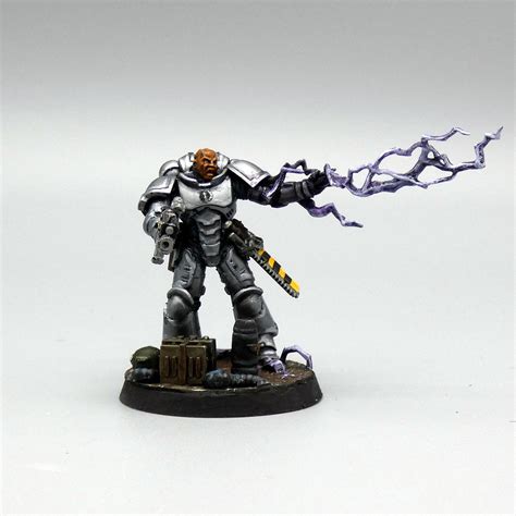 Alpha Primus—The First Primaris. Kitbash I did years ago inspired by the novel "The Great Work ...