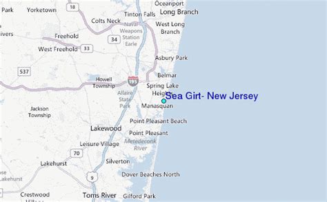 Map Of Sea Girt Nj - Agathe Laetitia