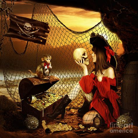 Pirate Treasure Digital Art by Jessica Allain