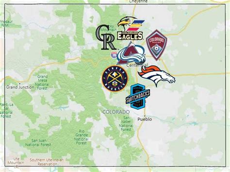 Sports Teams in Colorado – Sport League Maps