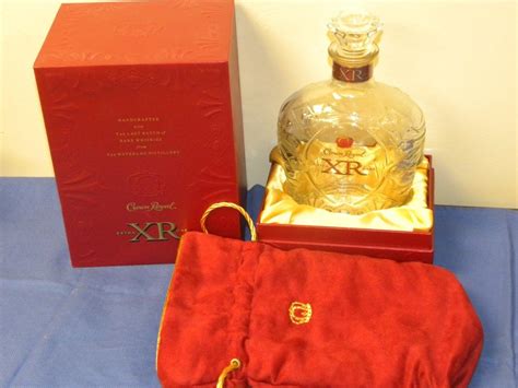 Crown Royal XR Red Waterloo Distillery Crystal Decanter, Red Bag and Box (RARE) | #1806769063