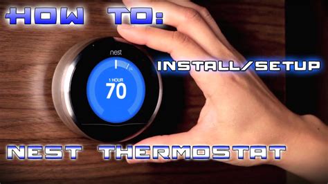 How To: Install/Setup the Nest Thermostat - YouTube