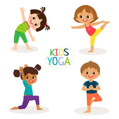 16,300+ Kids Yoga Poses Illustrations, Royalty-Free Vector Graphics ...