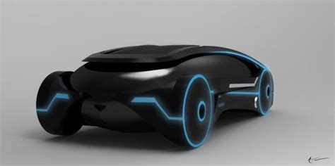 Designer Spawns Electric Tron Car Concept - autoevolution