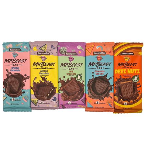 Feastables Mr Beast Chocolate Bars – NEW Deez Nuts Kuwait | Ubuy