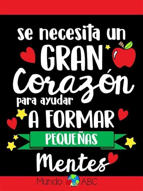 Pin de Maestra Anita 🍎 en Mayo | Felicitaciones para maestros, Frases educativas, Frases para ...