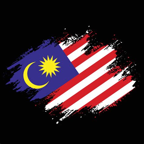 Colorful abstract Malaysia flag design 14424340 Vector Art at Vecteezy