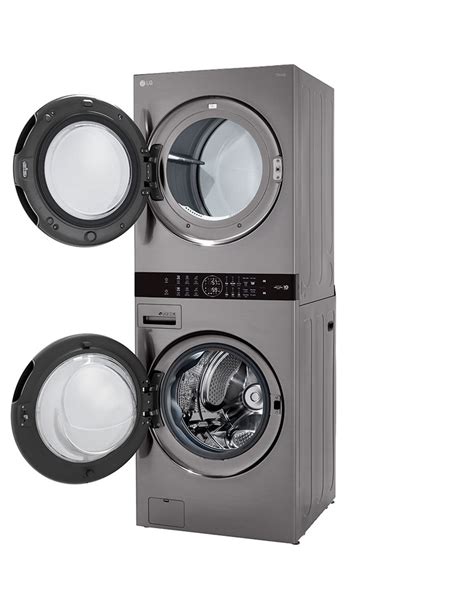 LG WKG101HVA: Single Unit Front Load LG WashTower™ with Center Control™ 4.5 cu. ft. Washer and 7 ...