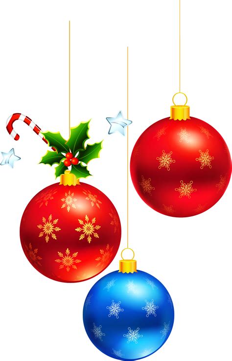 Download Hanging Christmas Ornament Png Transparent Download - Christmas Balls Clipart ...