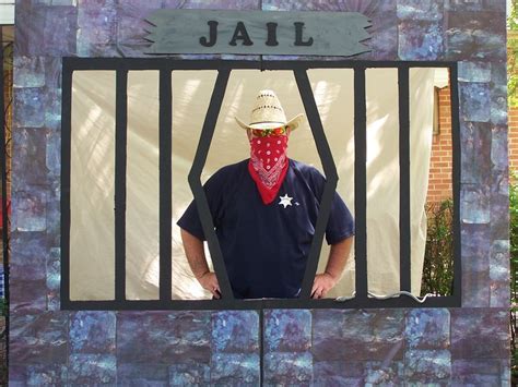 Jail prop made from cardboard | Western Party | Pinterest