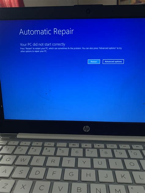 Automatic repair - HP Support Community - 8505037