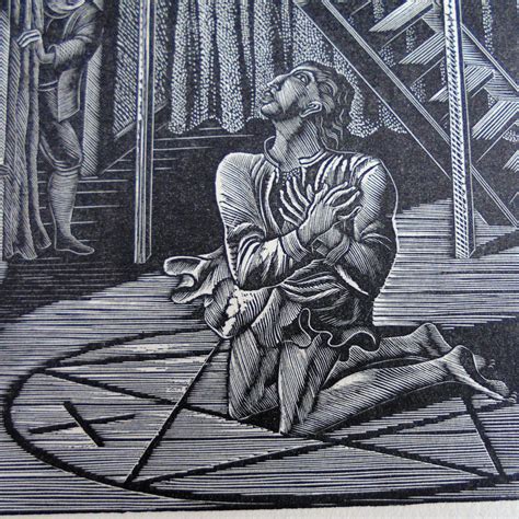 Dr Faustus Conjuring Mephistopheles 1929 by Eric Ravilious Wood ...