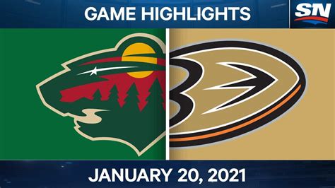 NHL Game Highlights | Wild vs. Ducks - Jan. 20, 2021 - YouTube