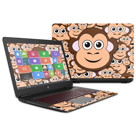 Skin Decal Wrap Compatible With HP OMEN Laptop 17t (2016) Monkey ...