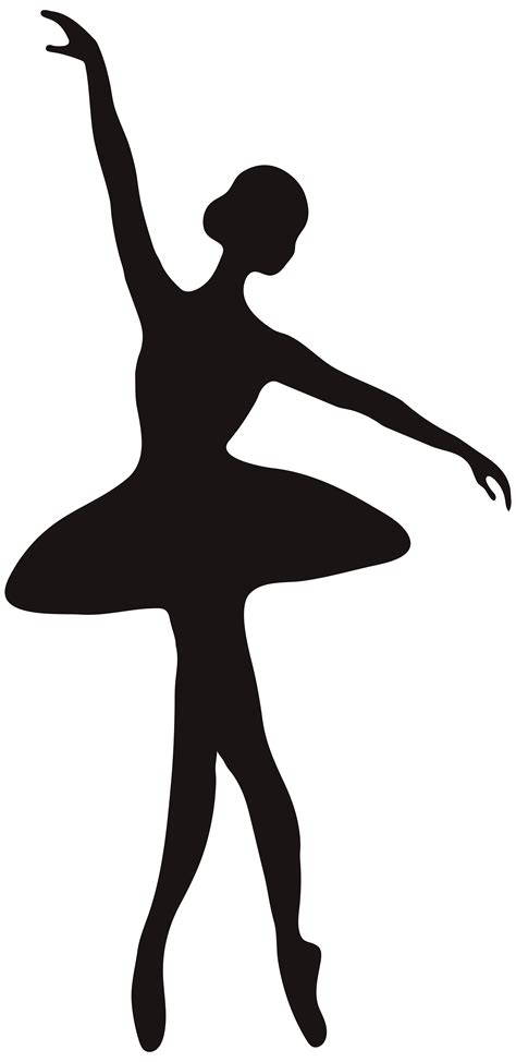 Ballet Dancer Silhouette Spinning Dancer - Ballerina Silhouette PNG Clip Art Image png download ...