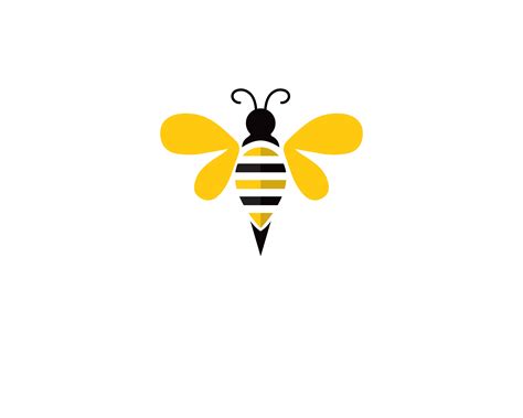 bee logo and symbol vector templates 596602 Vector Art at Vecteezy