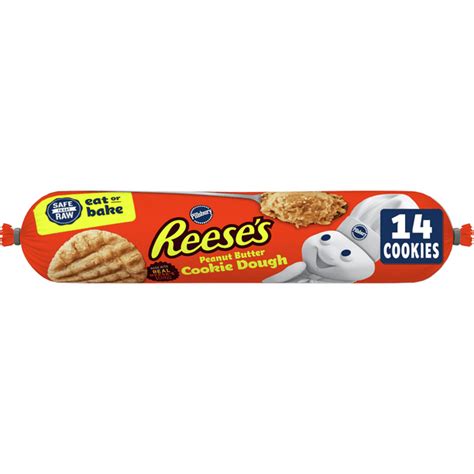 Pillsbury Refrigerated Peanut Butter Cookies, 16.5 oz - Walmart.com - Walmart.com