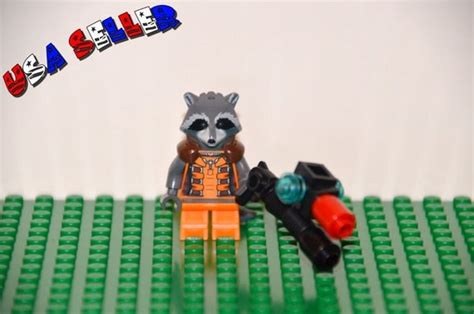 Rocket Raccoon Custom minifigure Lego Compatible Marvel