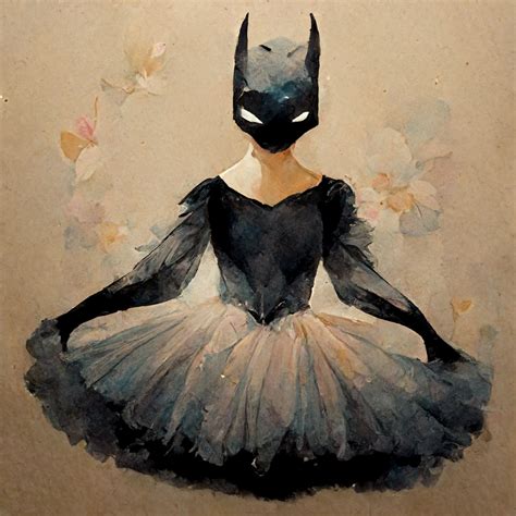 Batman As A Ballerina by in-the-mind-of-ai on DeviantArt