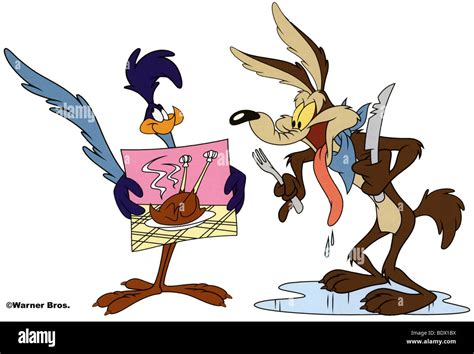 ROAD RUNNER and Wile E Coyote - Warner bros cartoon characters in the ...