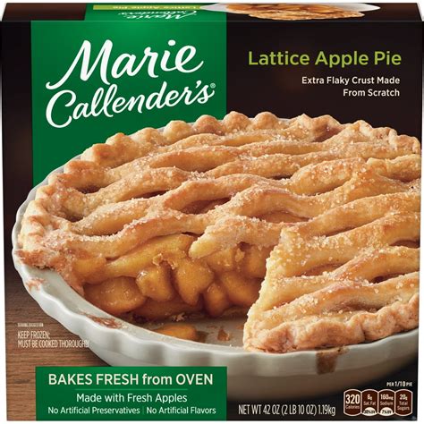 Marie Callenders Frozen Pie Dessert Lattice Apple 42 Ounce - Walmart.com - Walmart.com