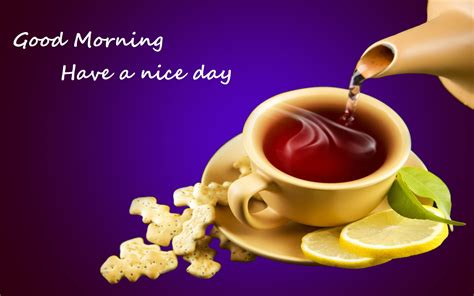 Cup Of Tea In Morning - Good Morning Wishes & Images