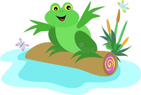 Frog Log Stock Illustrations – 233 Frog Log Stock Illustrations, Vectors & Clipart - Dreamstime