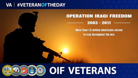 #VeteranOfTheDay Operation Iraqi Freedom Veterans - VA News