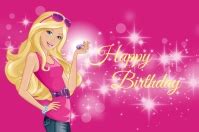 Barbie Birthday Banner Template | PosterMyWall