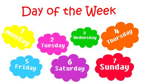 days of the week png - Clip Art Library