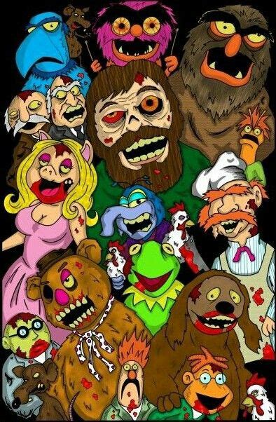 ZOMBIE MUPPETS | Muppets, Horror characters, Horror