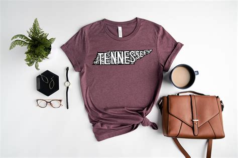 Tennessee Shirt Tennessee Map Shirt Tennessee State Shirt - Etsy