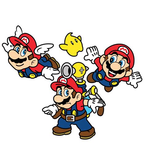 mario and luigi are flying through the air with their hands in each ...