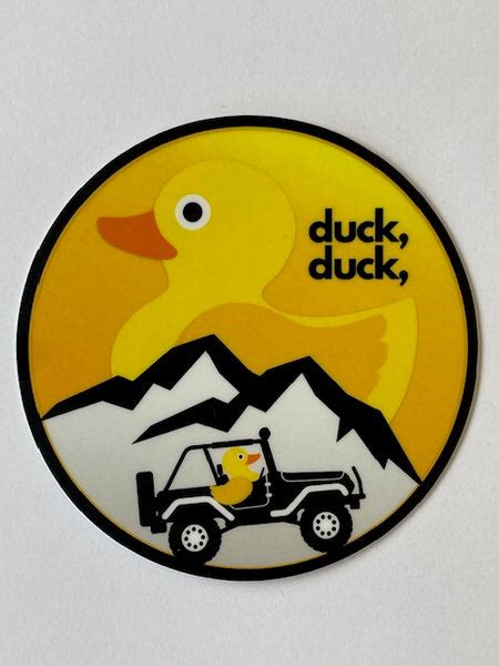 Duck, Duck, Jeep Sticker – Jeep World