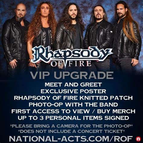 Rhapsody Of Fire Concerts & Live Tour Dates: 2024-2025 Tickets | Bandsintown