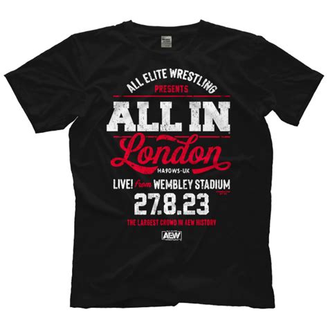 AEW ALL IN - LIVE! from Wembley Stadium (Front Print Only)