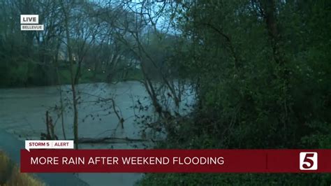 Bellevue gets more rain after weekend flooding - YouTube