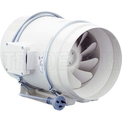 Fantech 200mm Inline Fan - TD-800/200N - Inline Exhaust Fans - 15028