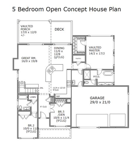 Free Editable Open Floor Plans | EdrawMax Online