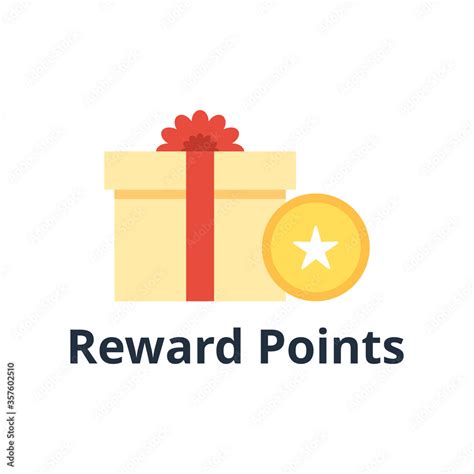 Reward points icon vector. Loyalty program concept. Customer rewards concept. Stock Vector ...