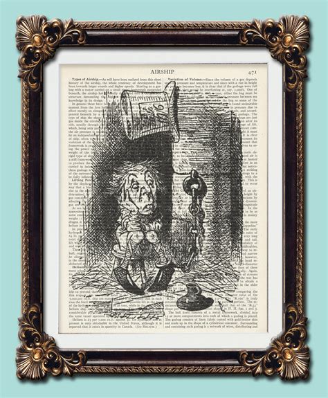 Alice in Wonderland Dinah the Kitten Quote Dictionary Print - Etsy